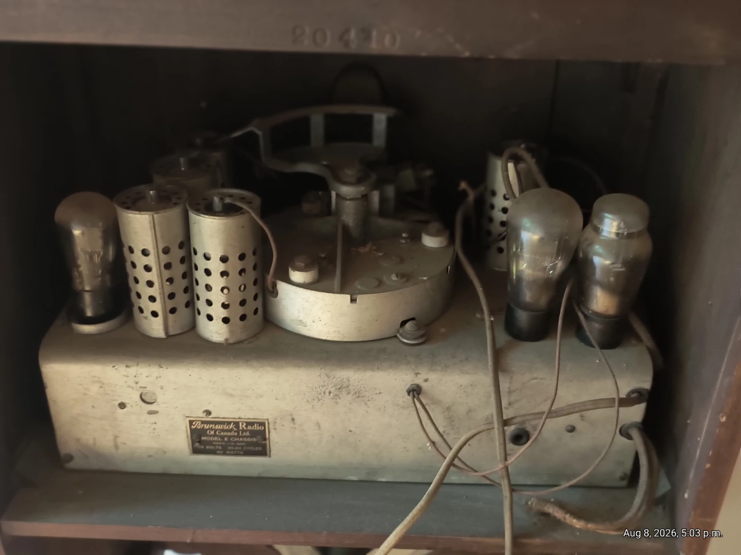 Brunswick Radio of Canada Ltd. Model E Chassis Radio - photo 3