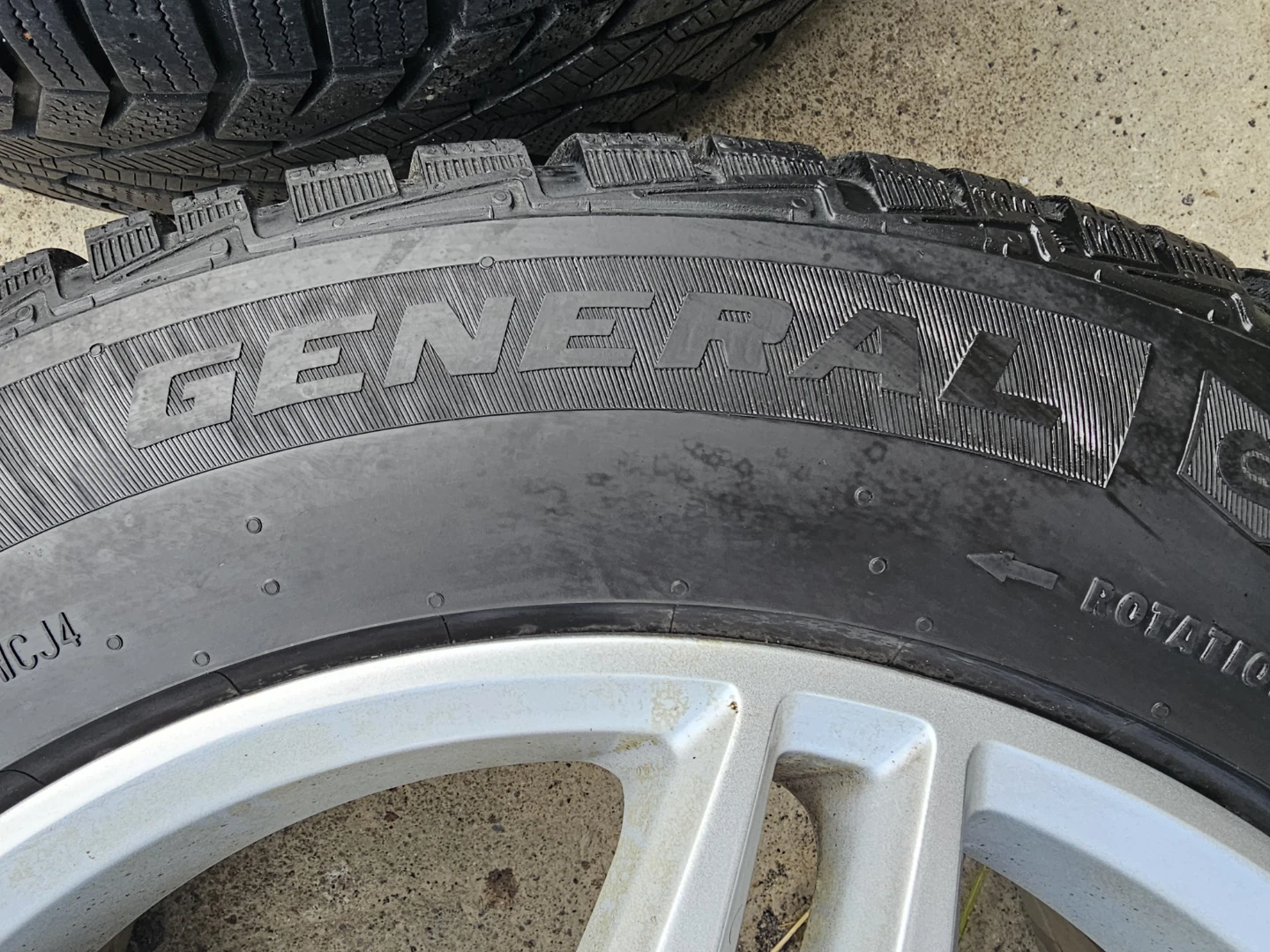 MERCEDES BENZ GLK WINTER TIRES ON RIMS 235/60 R17 - photo 3