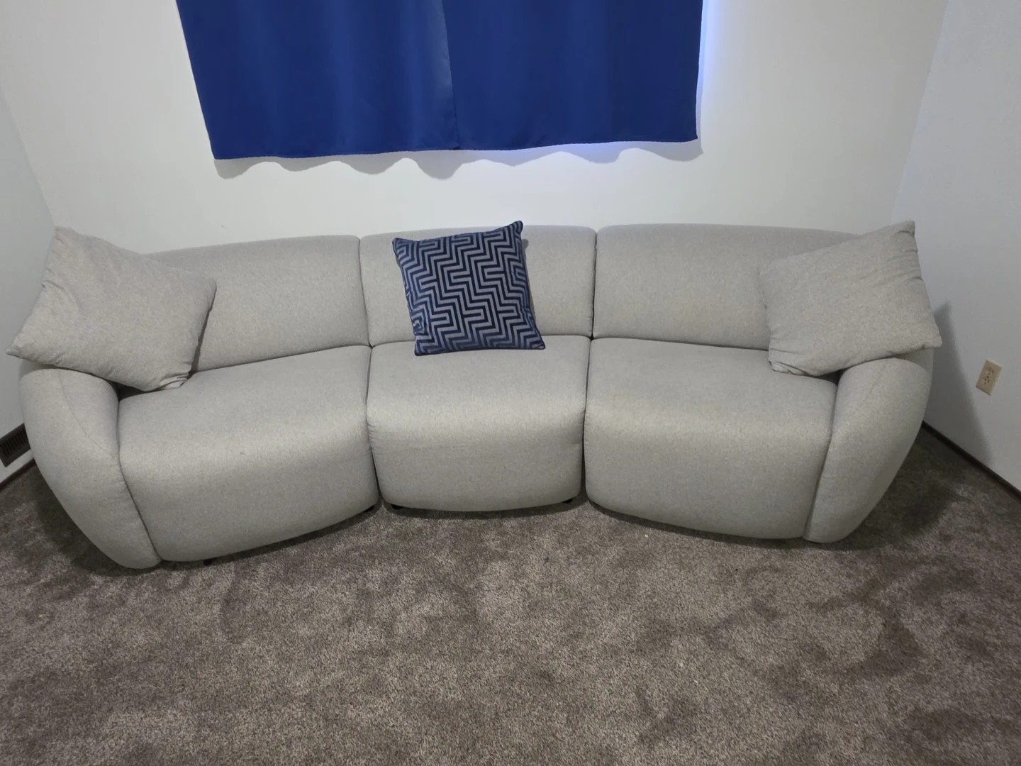 Modern Curved Sofa - photo 3