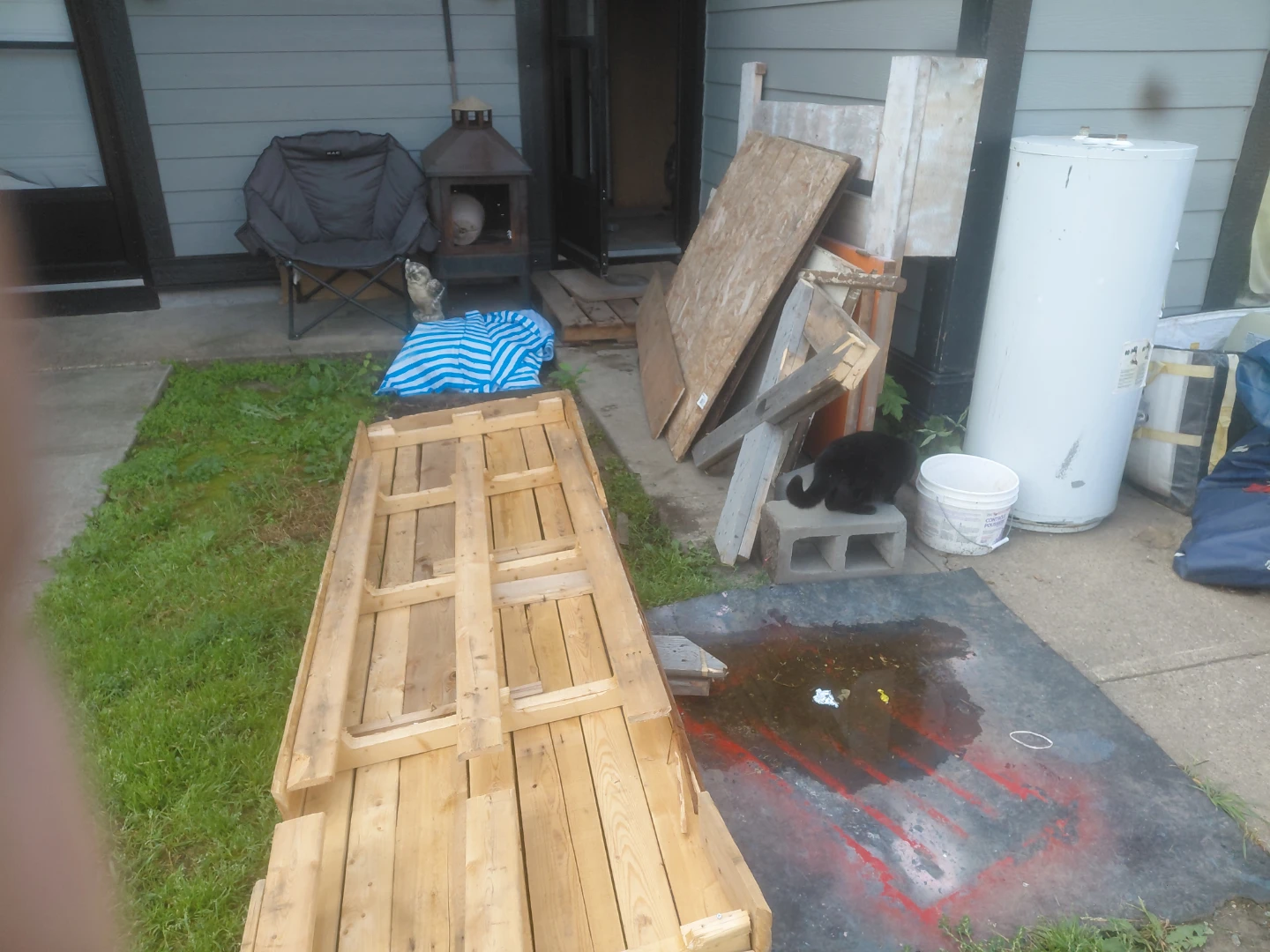 Assorted Lumber and Wood Panels