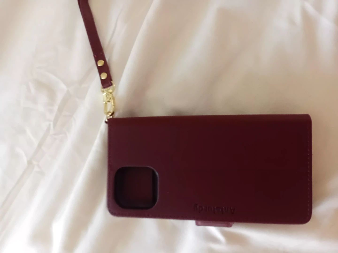 Anksturdy Wallet Phone Case with Wrist Strap