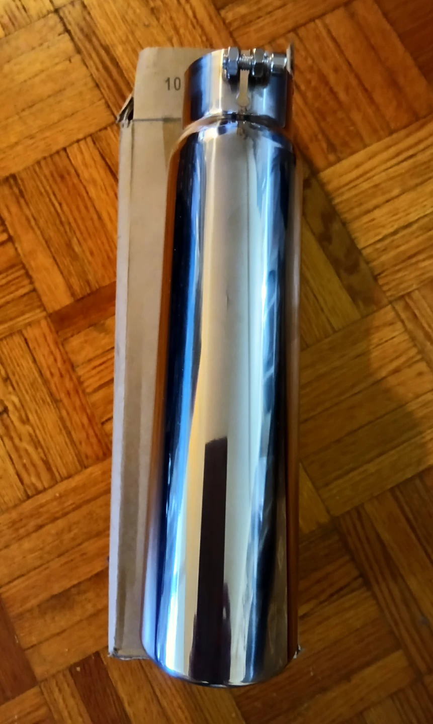 Adjustable Chrome Exhaust Tip. Brand new. - photo 4