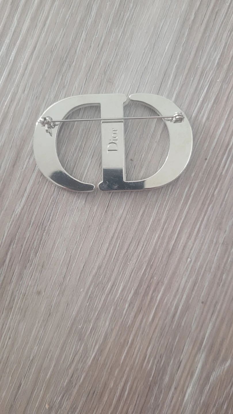 Dior CD Brooch Pink Houndstooth - photo 2