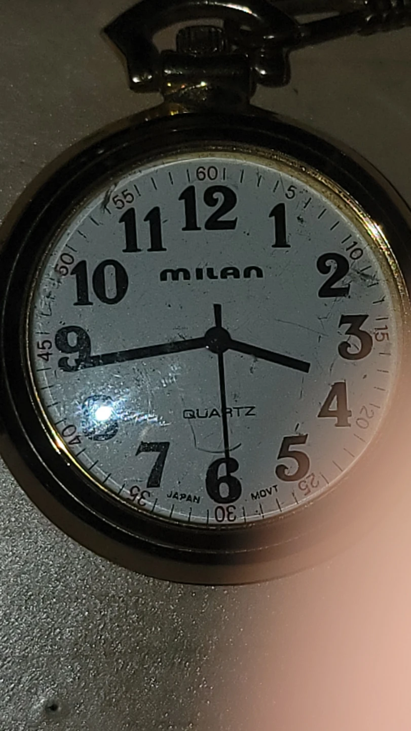 Milan Quartz Pocket Watch with Chain - photo 3