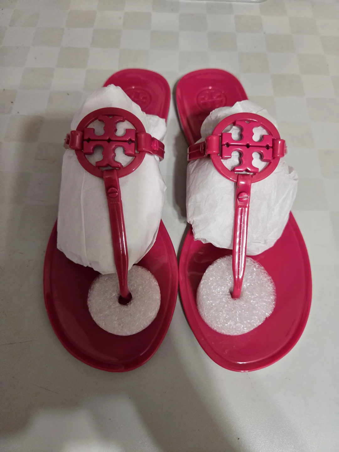 Tory Burch Pink Jelly Sandals - photo 3