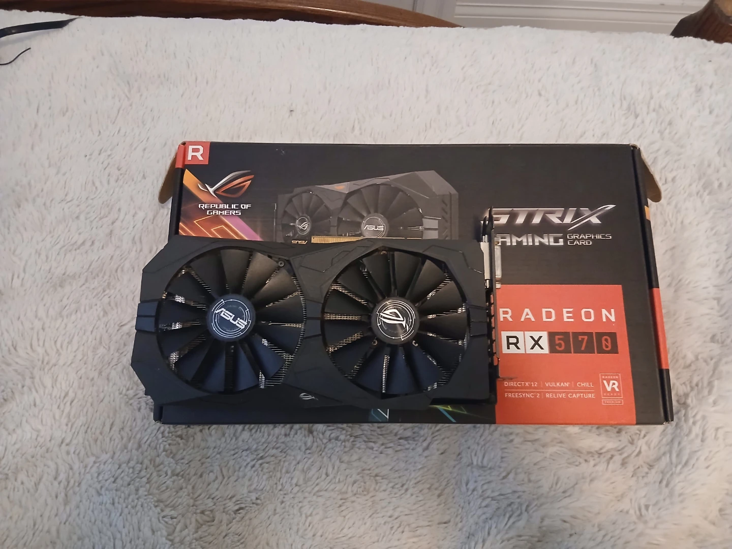 ASUS ROG STRIX AMD RADEON RX570 OC 4GB GPU - photo 3