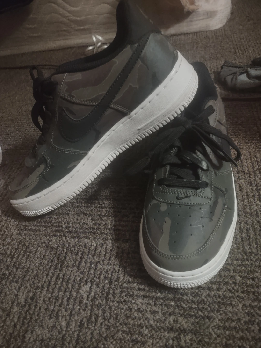 Nike Air Force 1 'Olive Reflective Camo' Sneakers