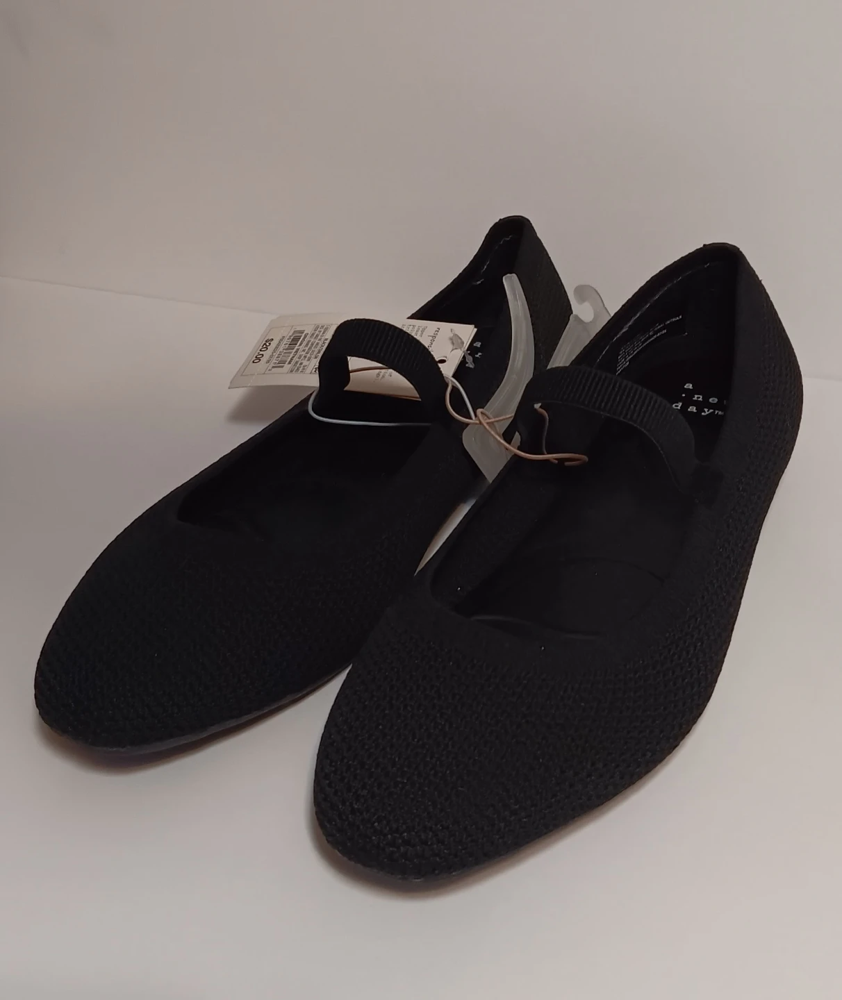 Black Knit Mary Jane Flats - photo 2