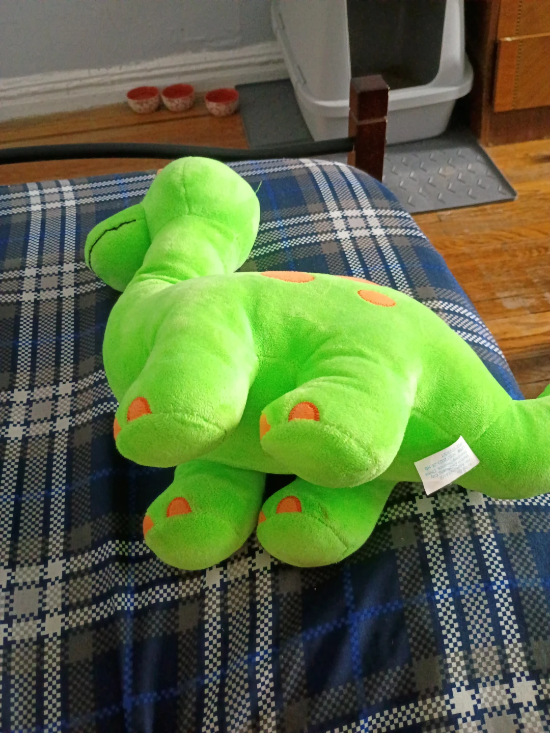 Green Dinosaur Plush Toy - photo 2