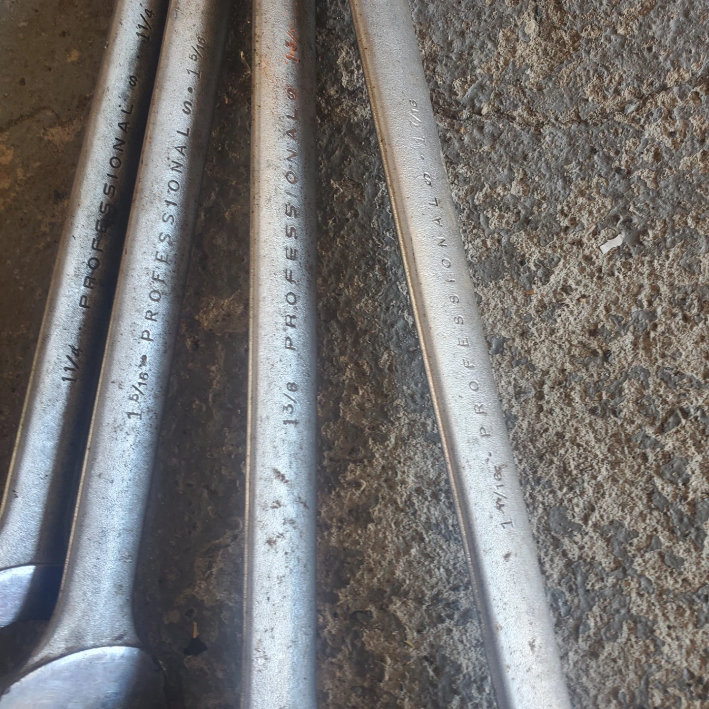 Set of 5 "PROFESSIONAL" Combination Wrenches - photo 2