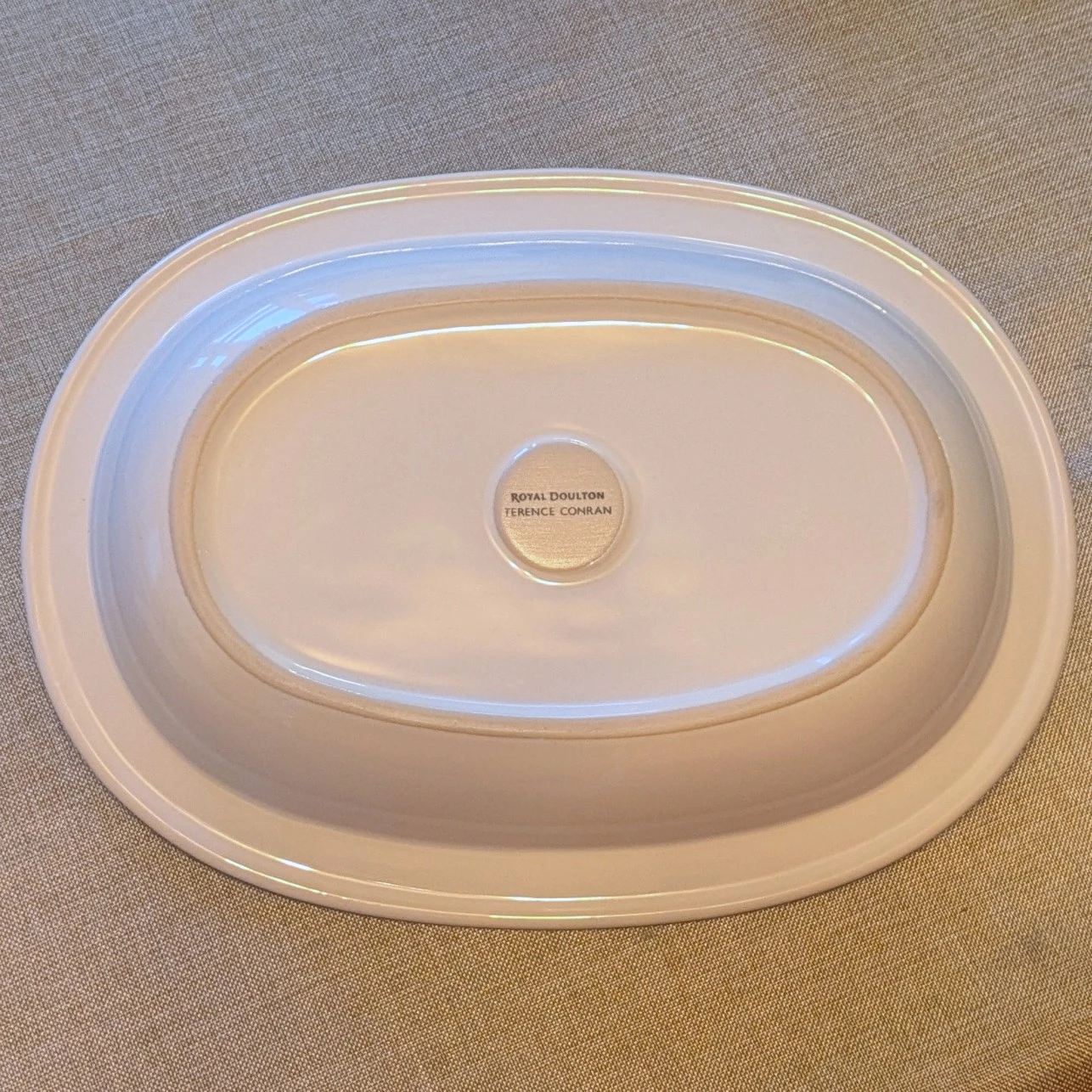 Royal Doulton "Chophouse Blue" 13" Pie / Baking Plate - photo 4