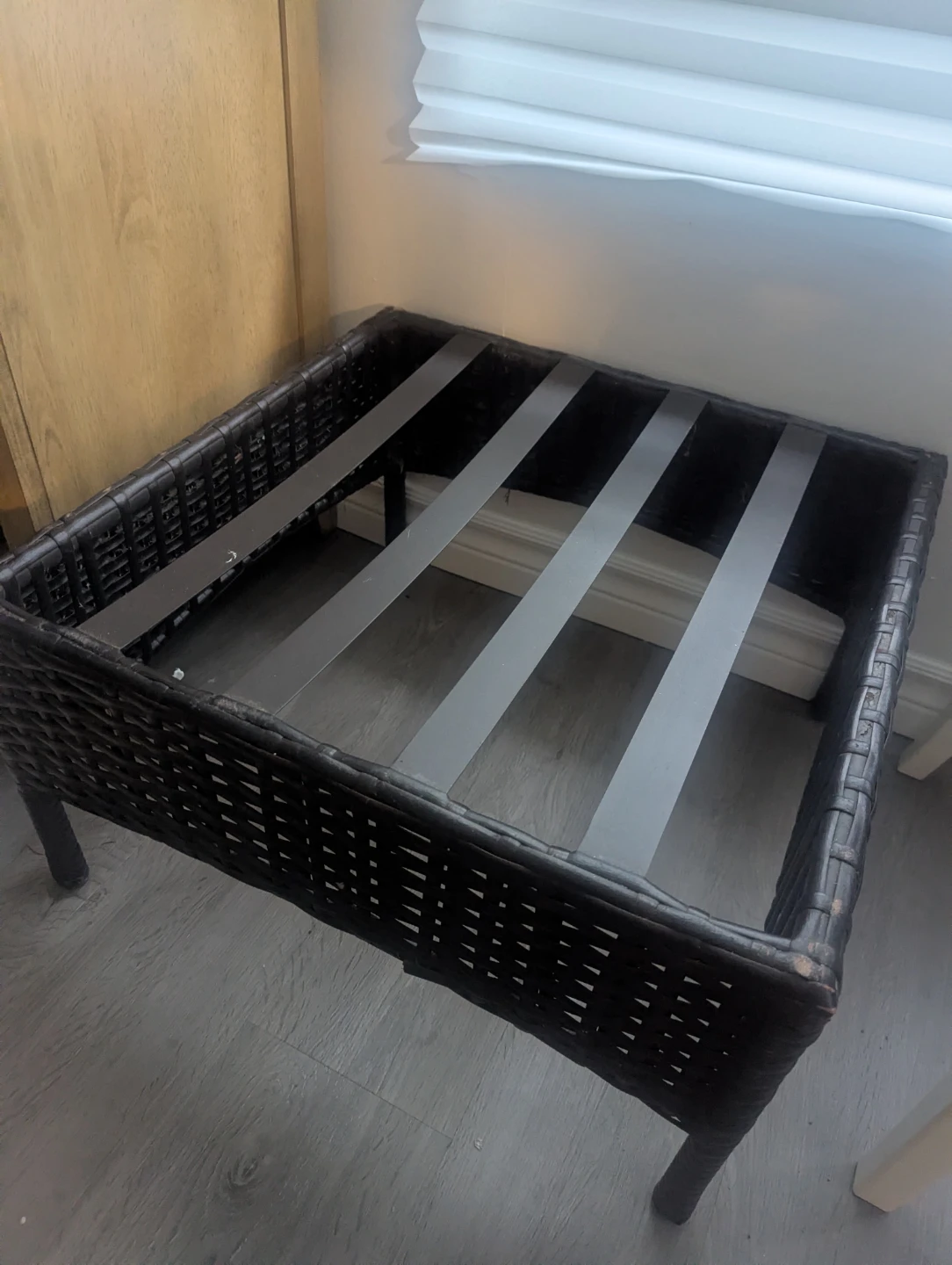 Wicker-Style Outdoor Ottoman - photo 3