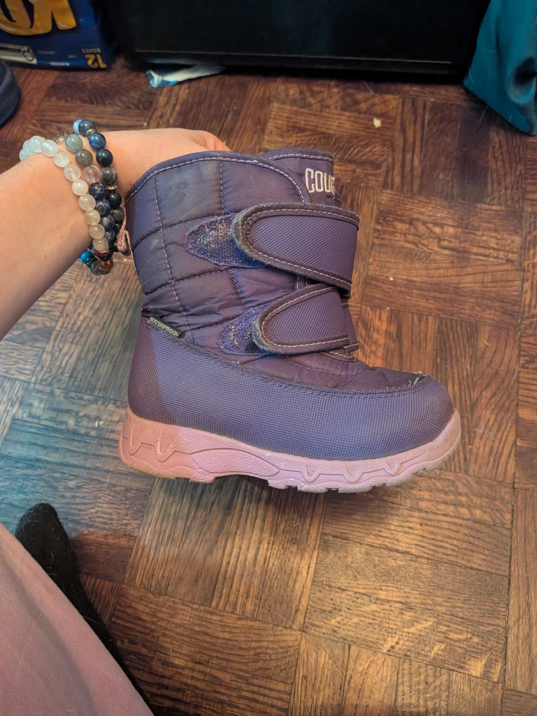 Cougar purple waterproof snow boots - photo 3