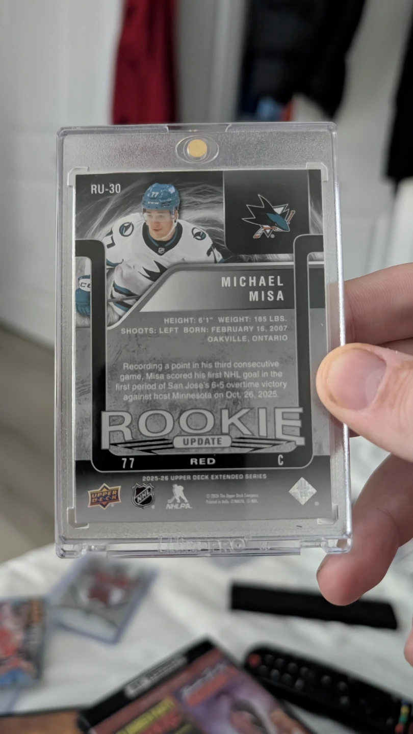Michael Misa Rookie Update Red parallel  Numbered 155/199 - photo 2