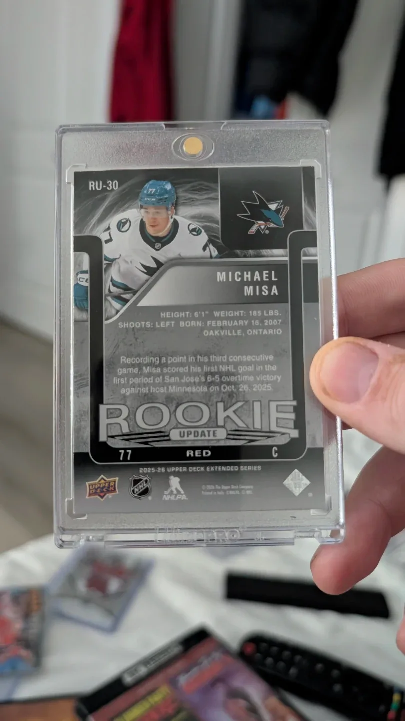 Michael Misa Rookie Update Red parallel  Numbered 155/199 - photo 2