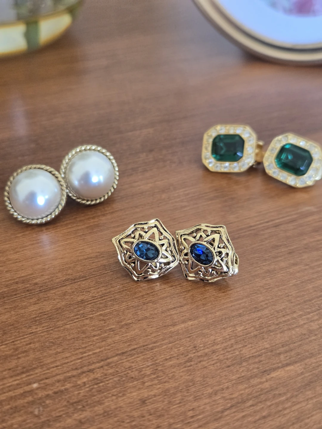 Vintage Earrings 3 pairs