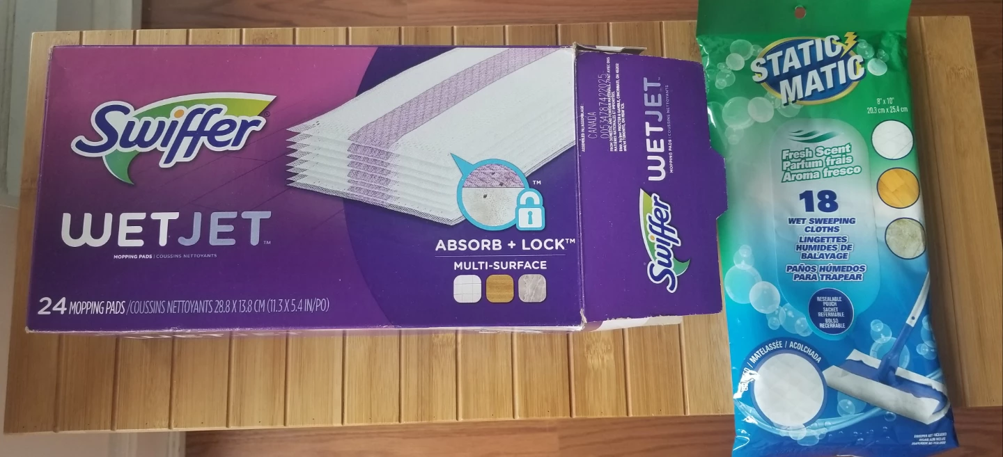 Swiffer Mopping Pads (DRY) & Static Matic Wet Sweeping Cloths - photo 2