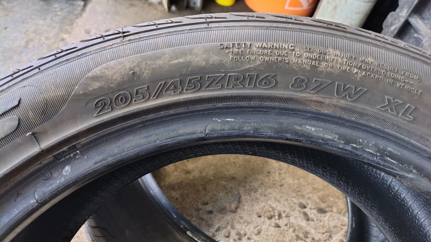 Two Ingens A1 Tire 205/45ZR16 - photo 2