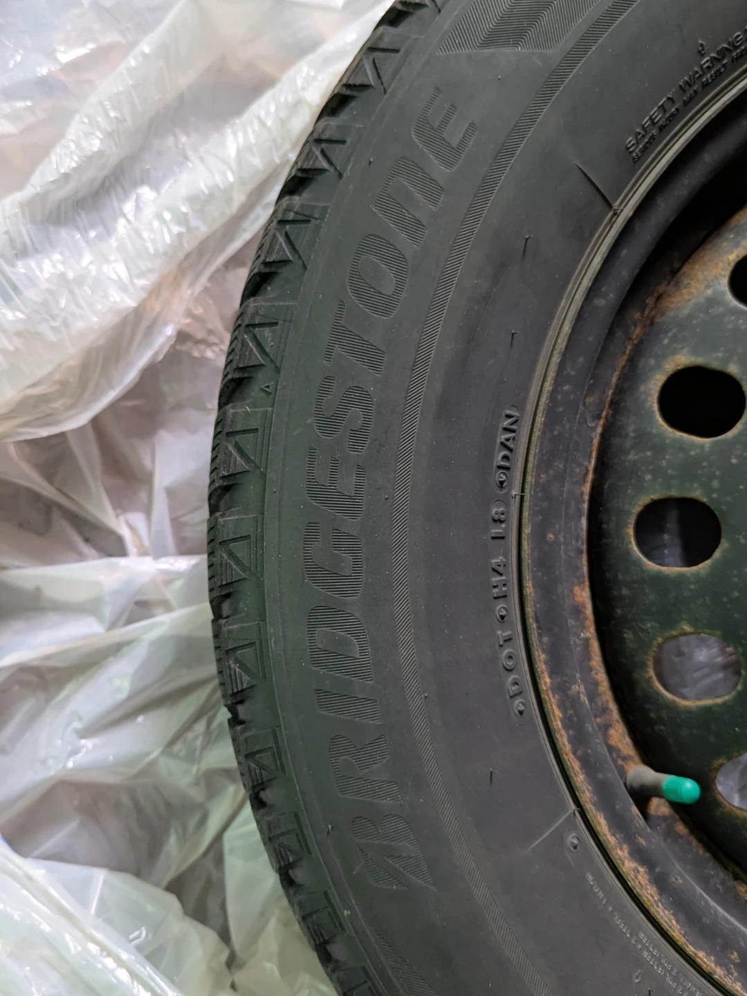 Bridgestone Winter Tire and Rim - photo 2