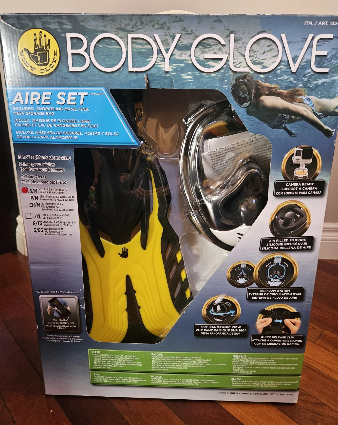 Body Glove Aire Snorkeling Set