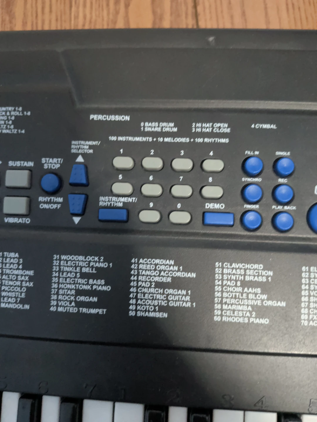 Electronic Keyboard with 100 Instruments & Rhythms - photo 3