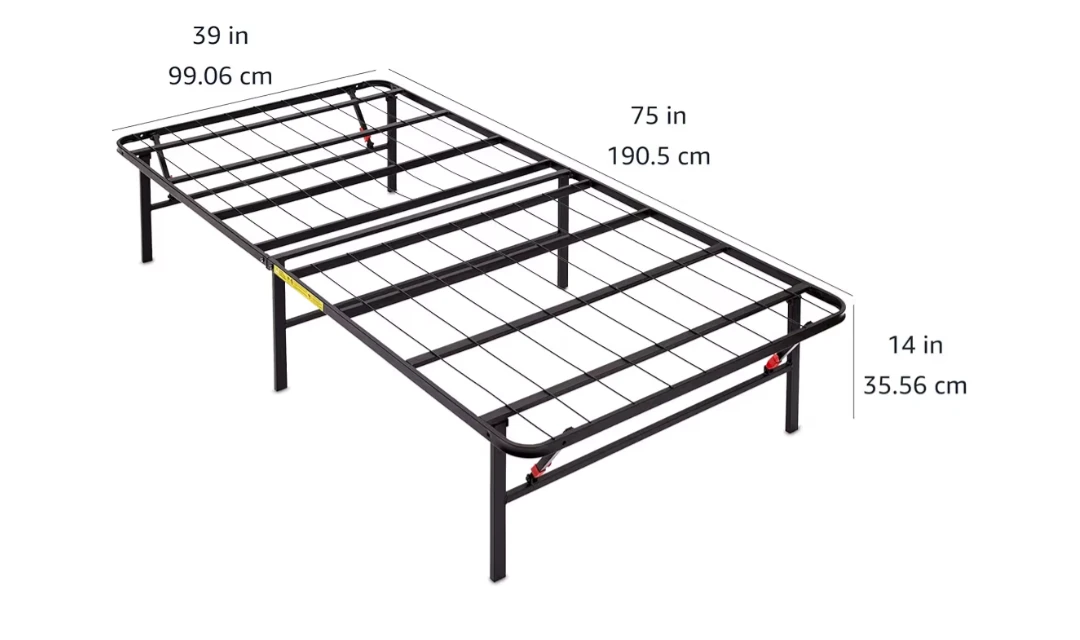 Two white foam mattresses and two twin foldable beds. - photo 5
