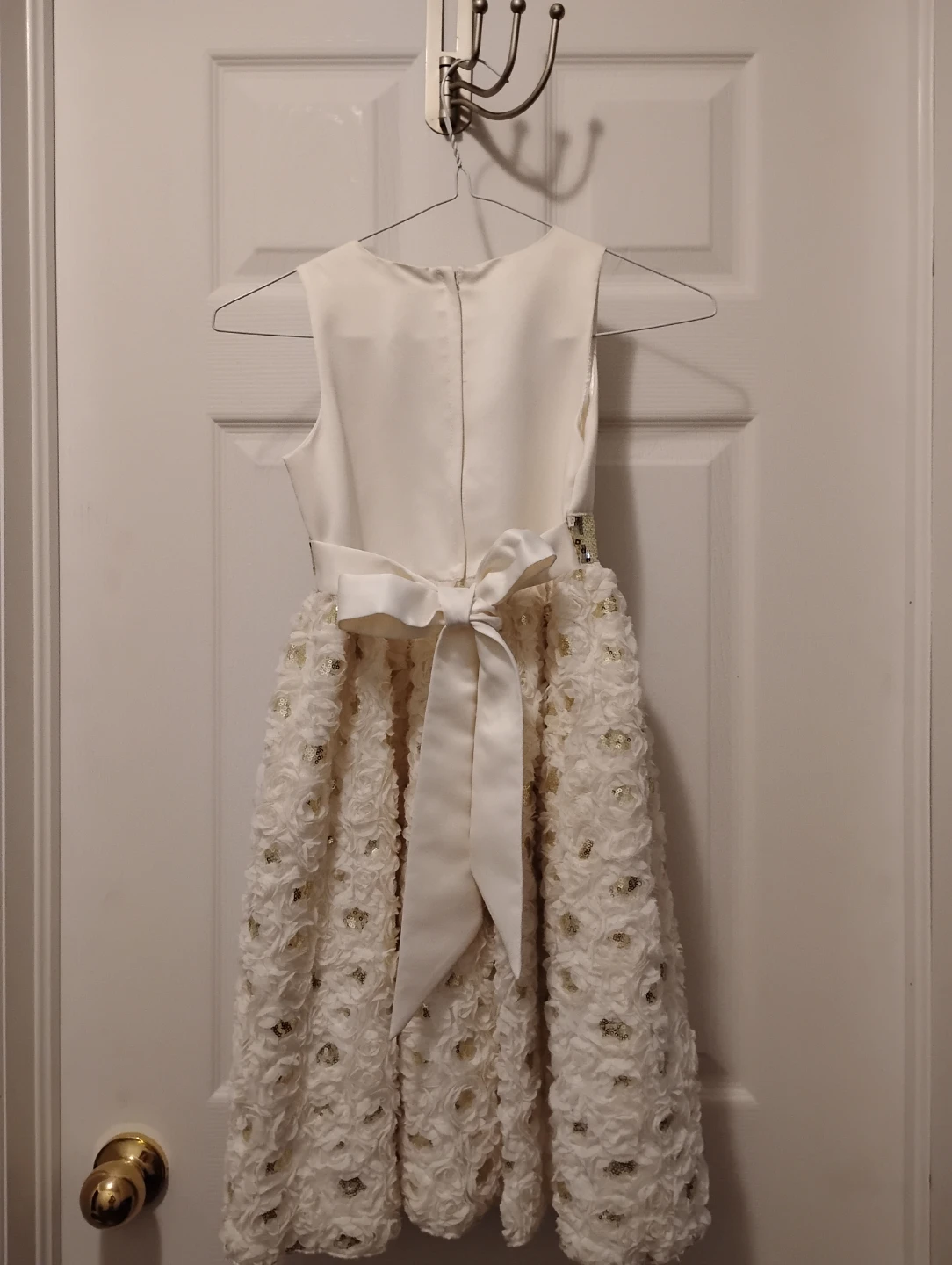 White Girls Dress with Sequins - photo 2