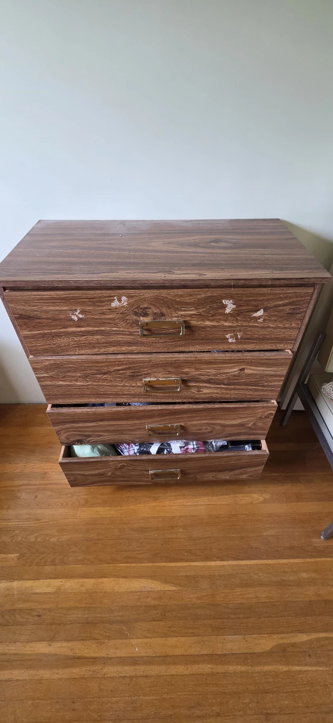 Brown bedroom dresser