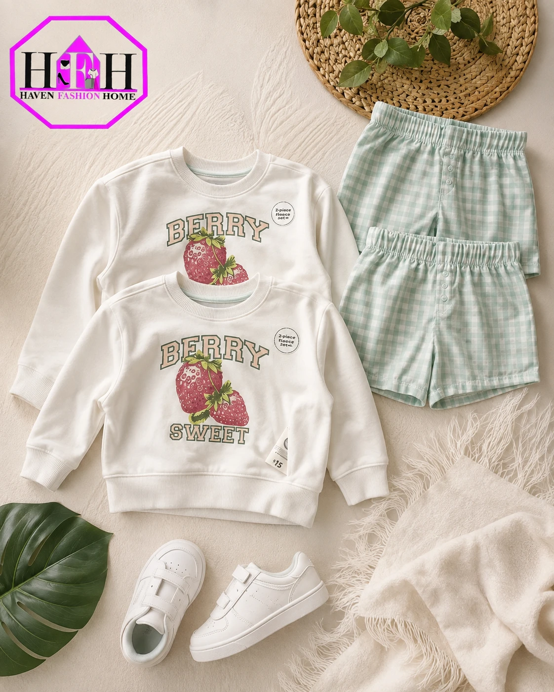 George Kids "Berry Sweet" Sweater and Shorts Set - photo 2