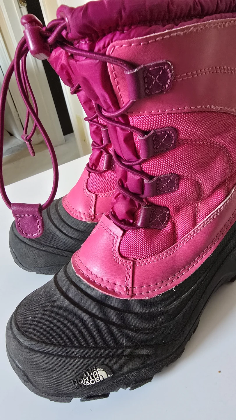The North Face Pink Insulated Winter Boots Youth Size 4 - photo 2
