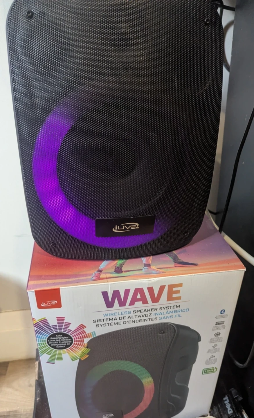 $10🔥🔊iLive Wave Wireless Speaker System with Lights - photo 5