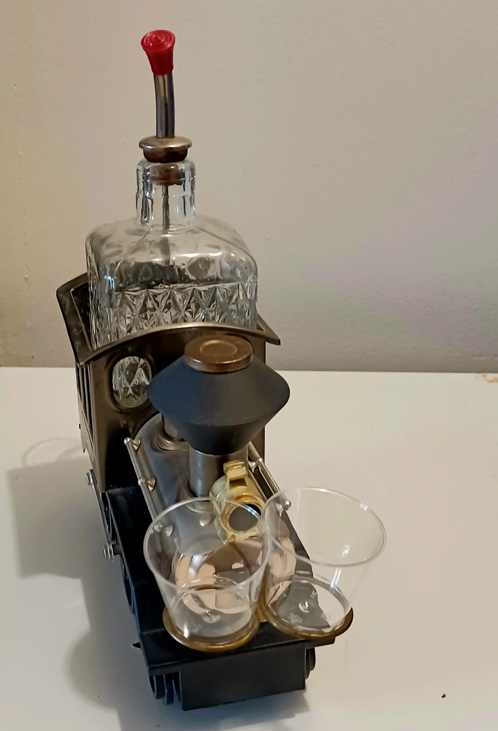 Vtg.  Locomotive Train Decanter Set - photo 3