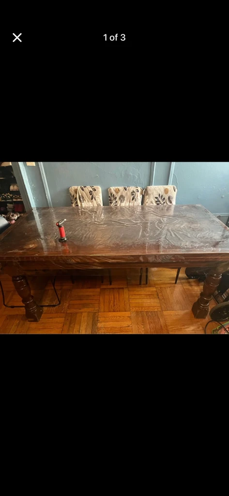 Real wood table - photo 2