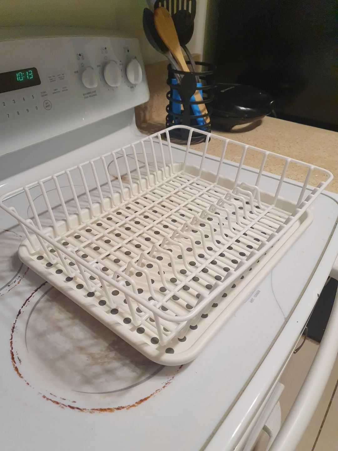 White Dish Drying Rack - photo 2