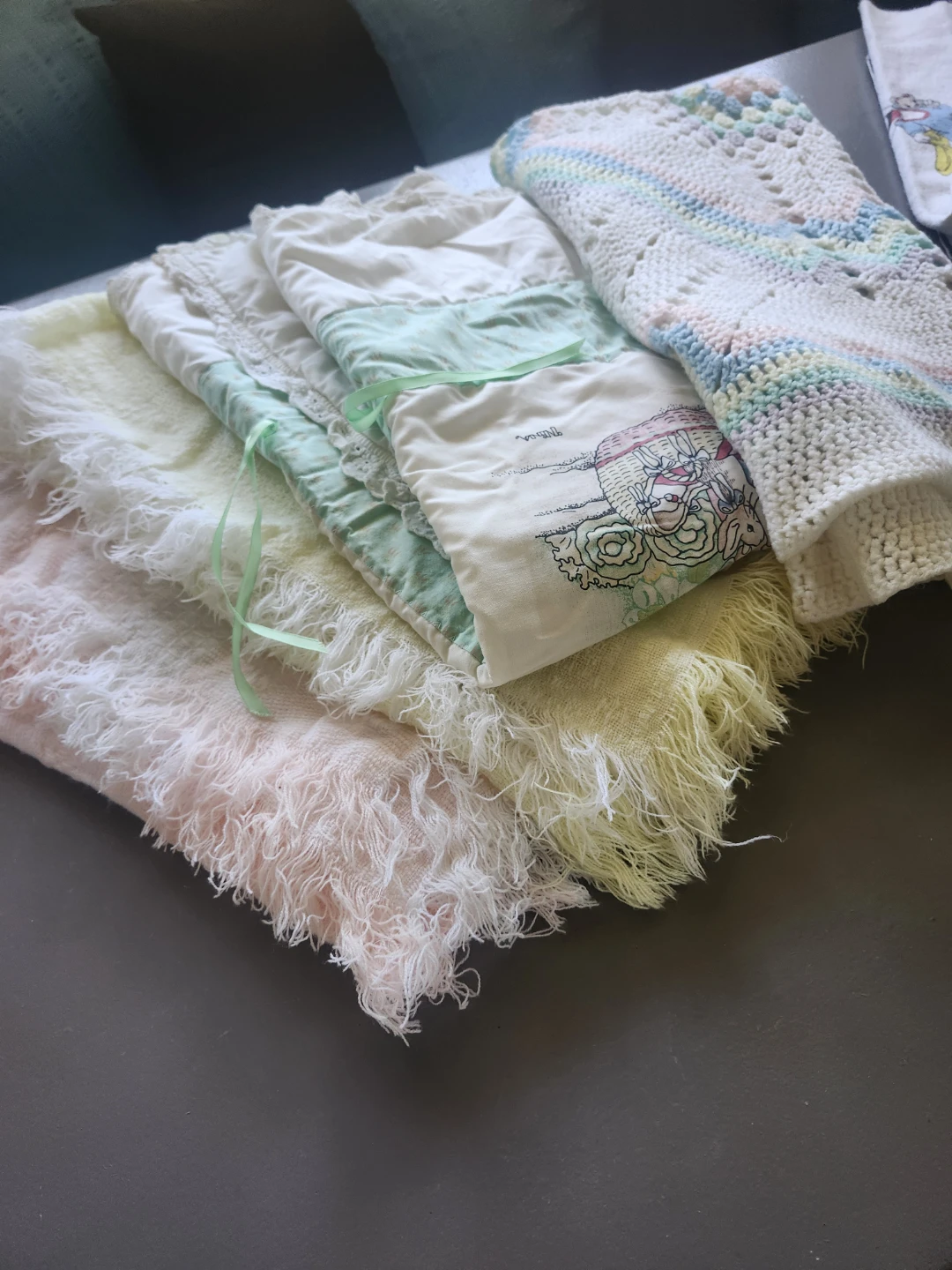 Assorted Baby Blankets all like new - photo 3