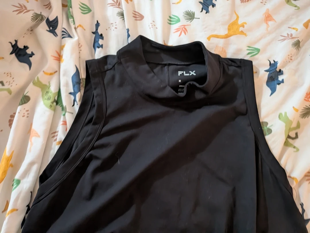 FLX Black Sleeveless Mock Neck Dress - photo 3