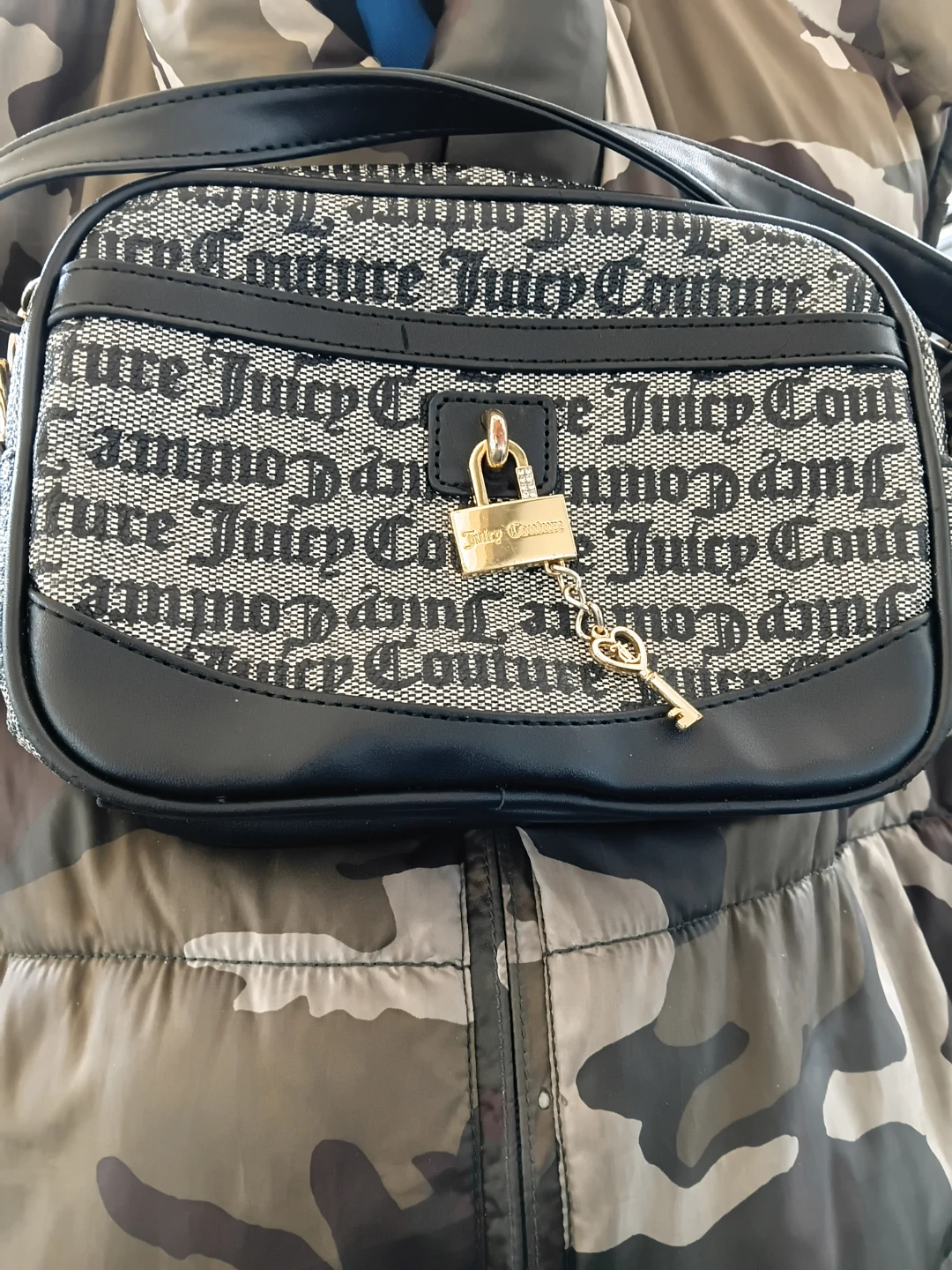 Juicy Couture Crossbody Bag with Lock Charm