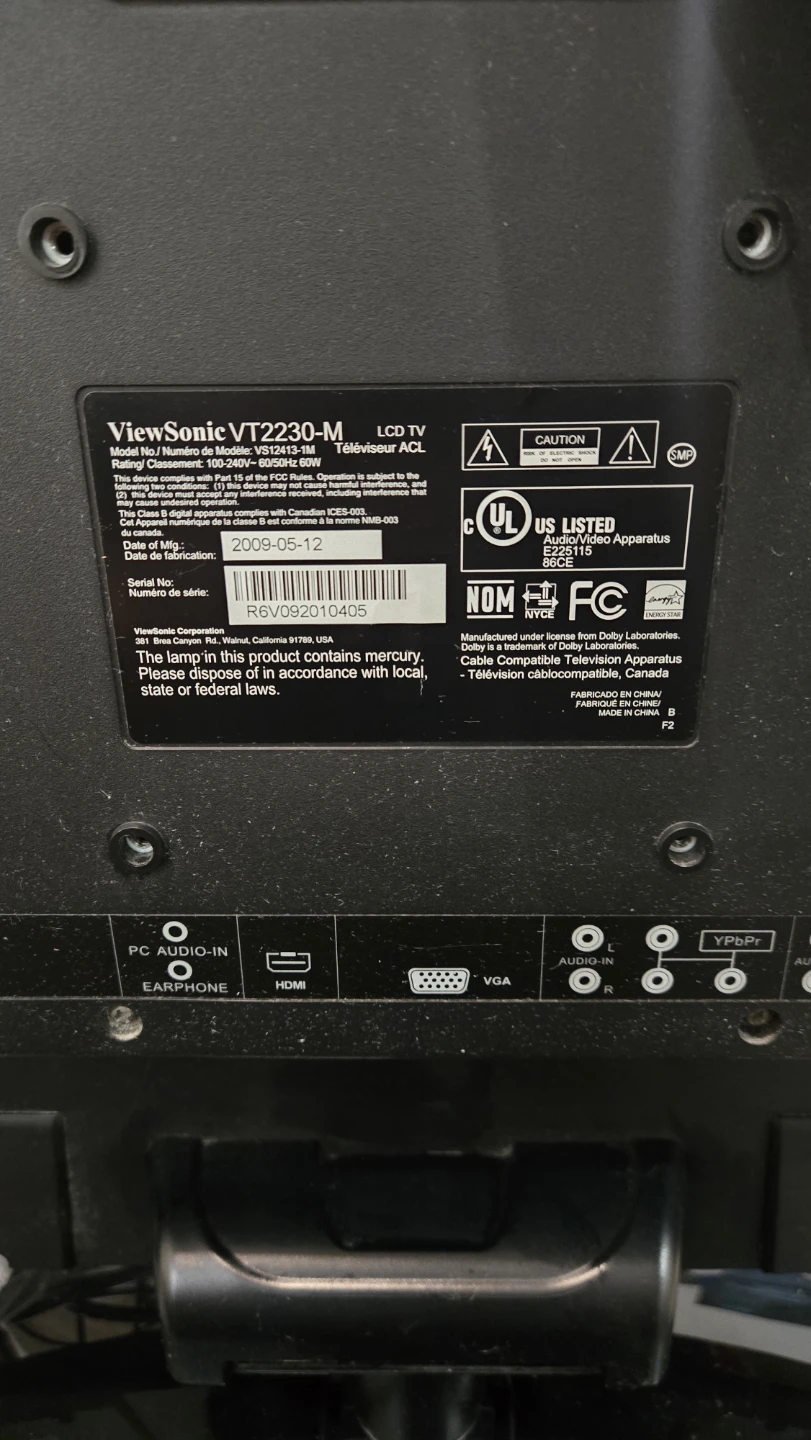ViewSonic VT2230-M LCD TV - photo 2