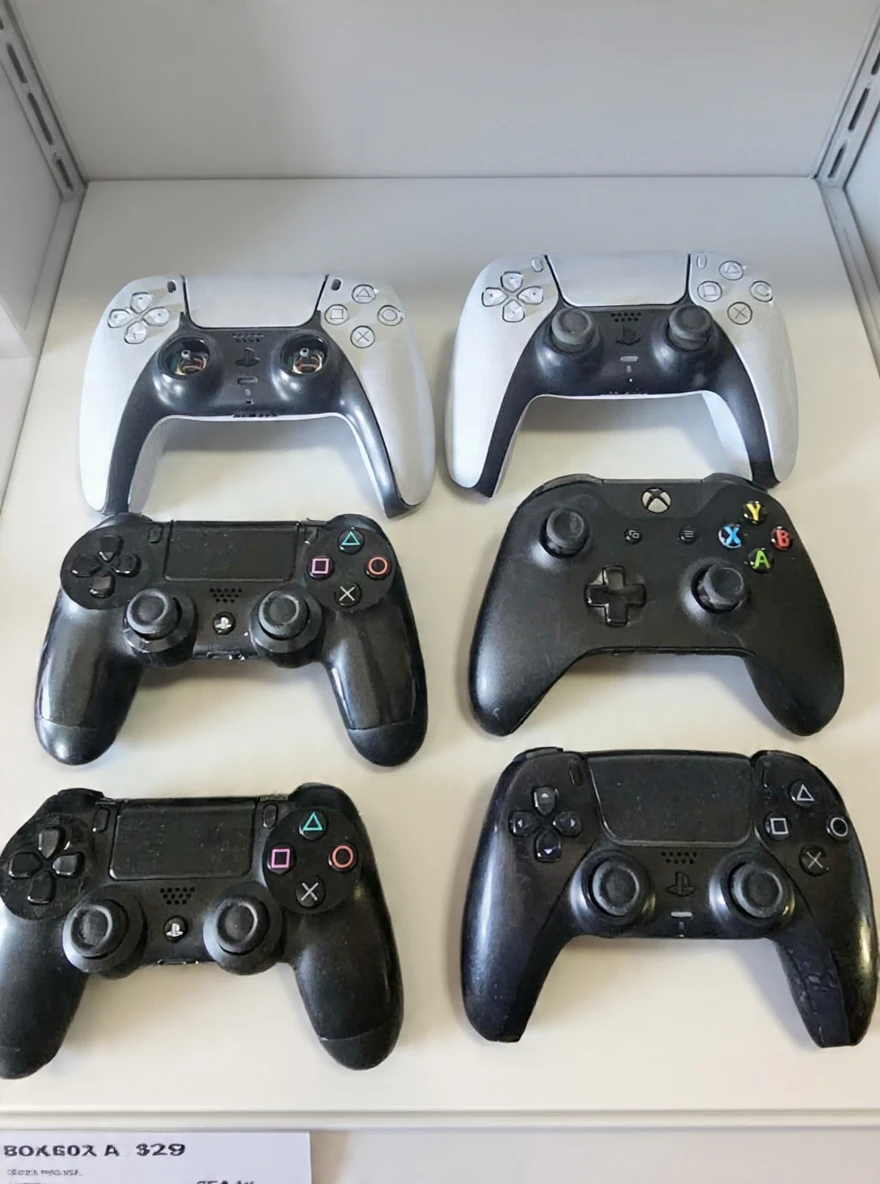 Assorted Video Game Controllers (Parts)