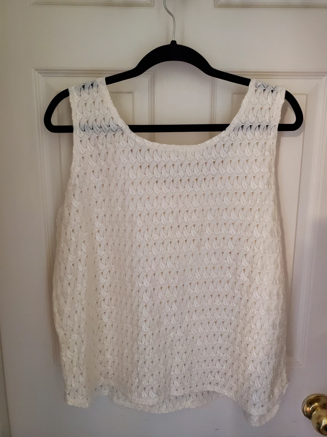 Plus Size Boutique Style Cream Tank...VGUC - photo 2