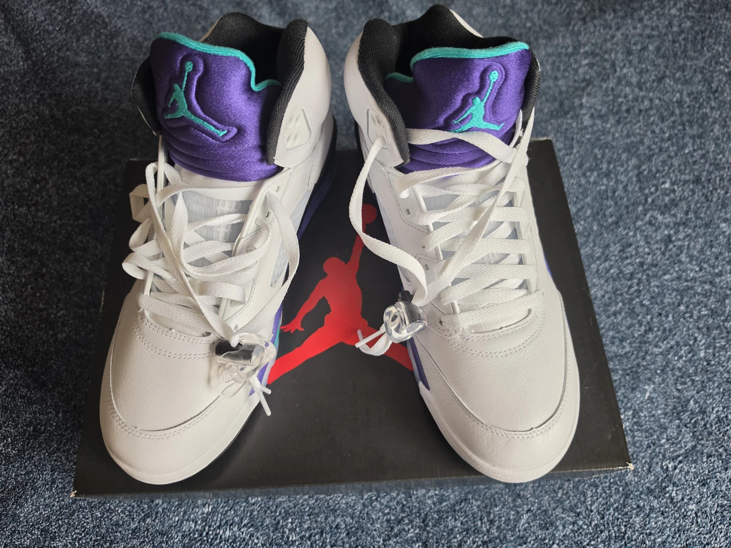 Air Jordan 5 Retro White/Grape (size11) - photo 3