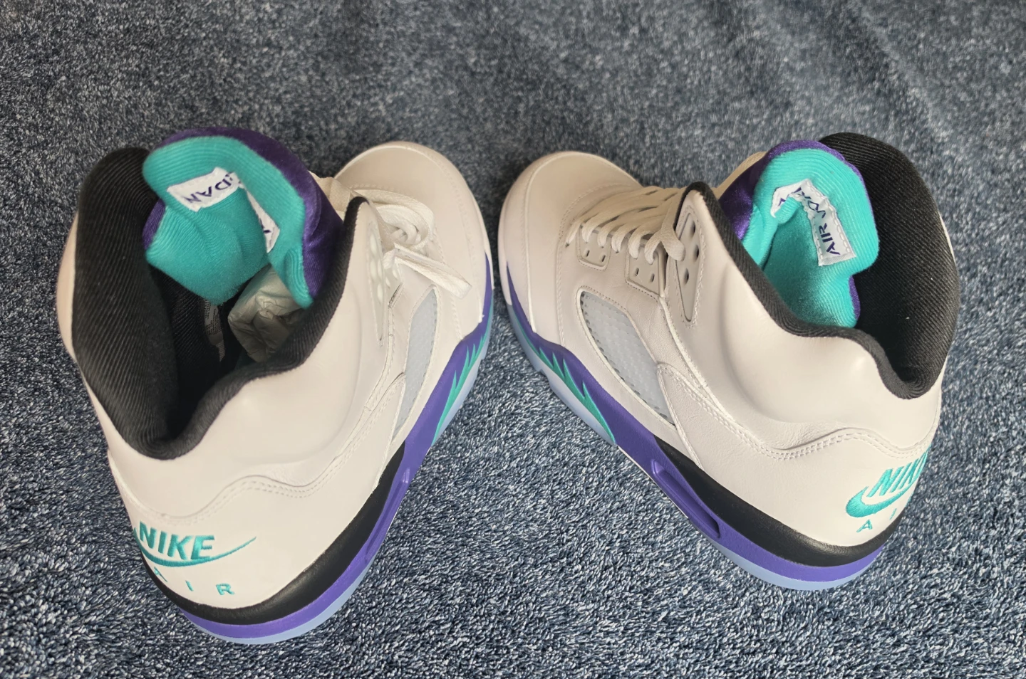 Air Jordan 5 Retro White/Grape (size11) - photo 5