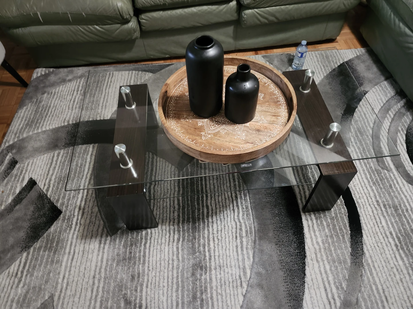 Glass Top Coffee Table - photo 5