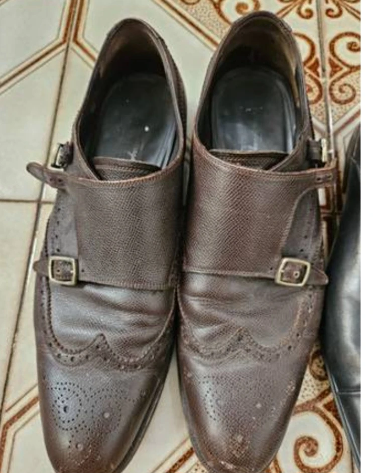 3 shoes Ferragamo and Gucci  size 9.5/10 - photo 3