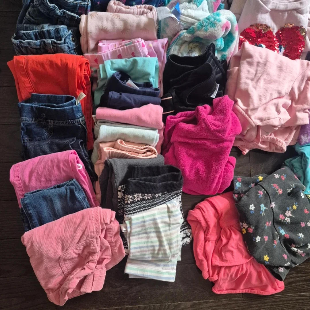 81pc Toddler Girls Fall/Winter Clothing Bundle - photo 4