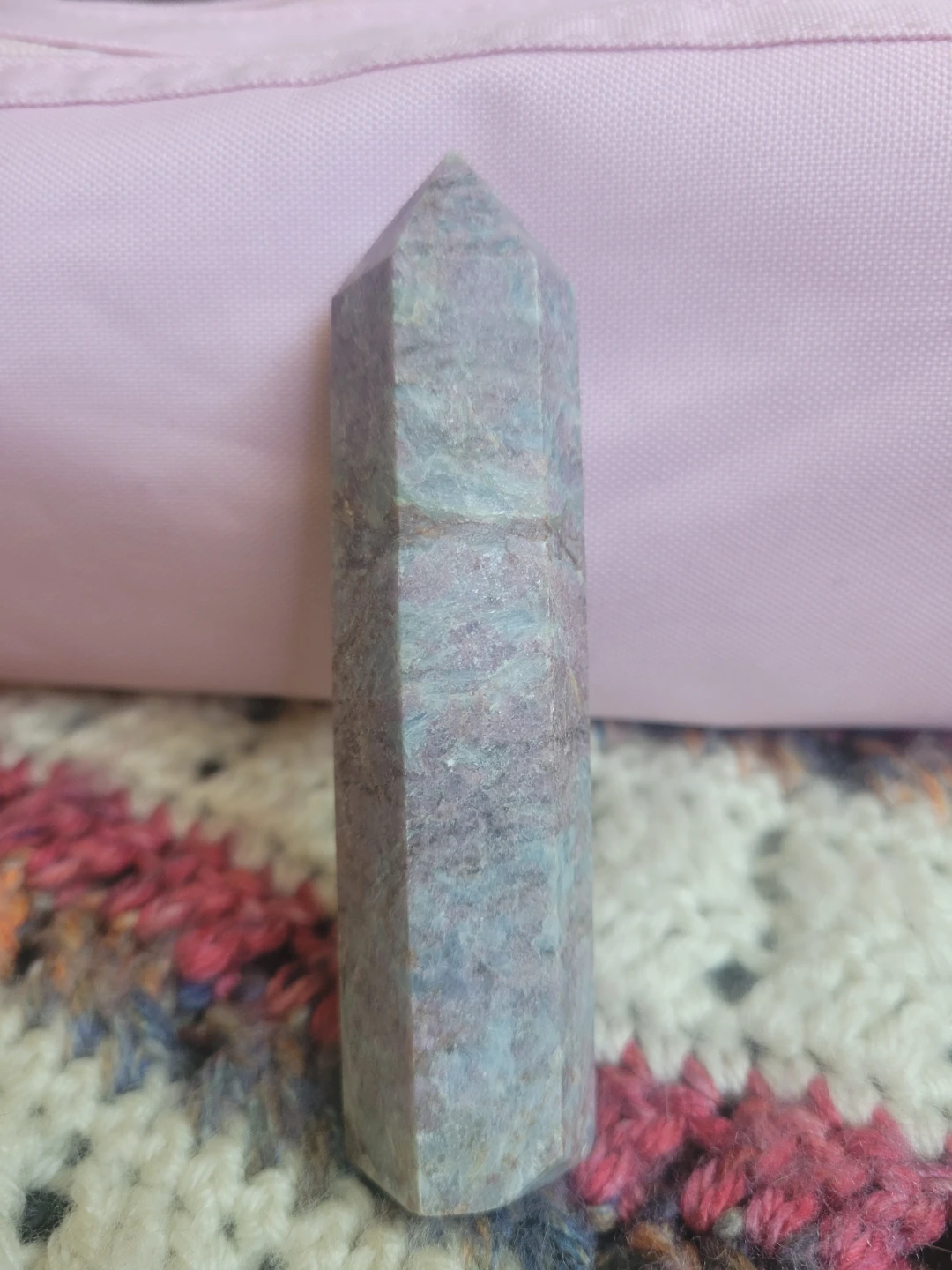 Ruby Kyanite Polished Crystal Point