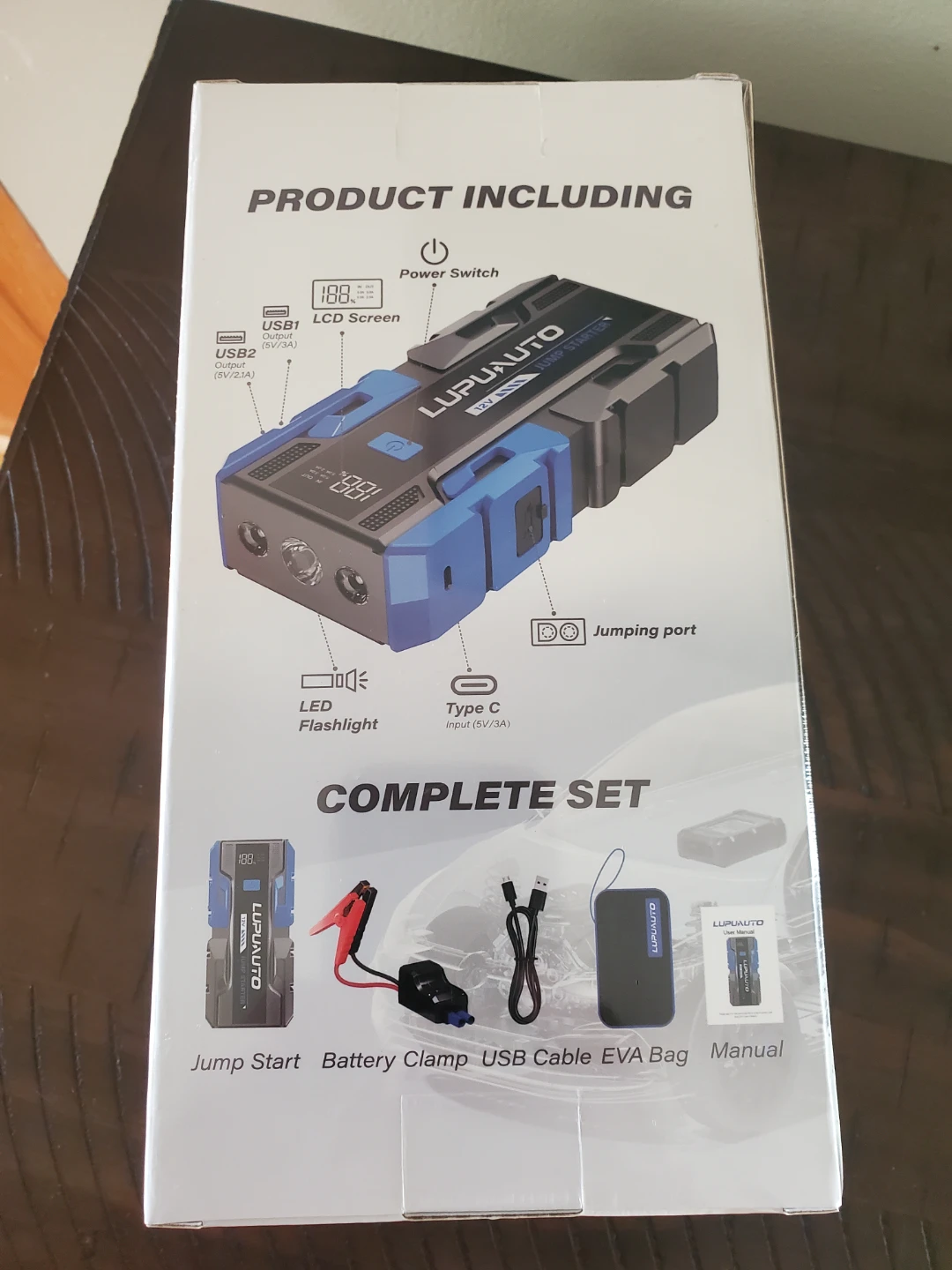 CAR BATTERY BOOSTER/JUMPER NEW - photo 3