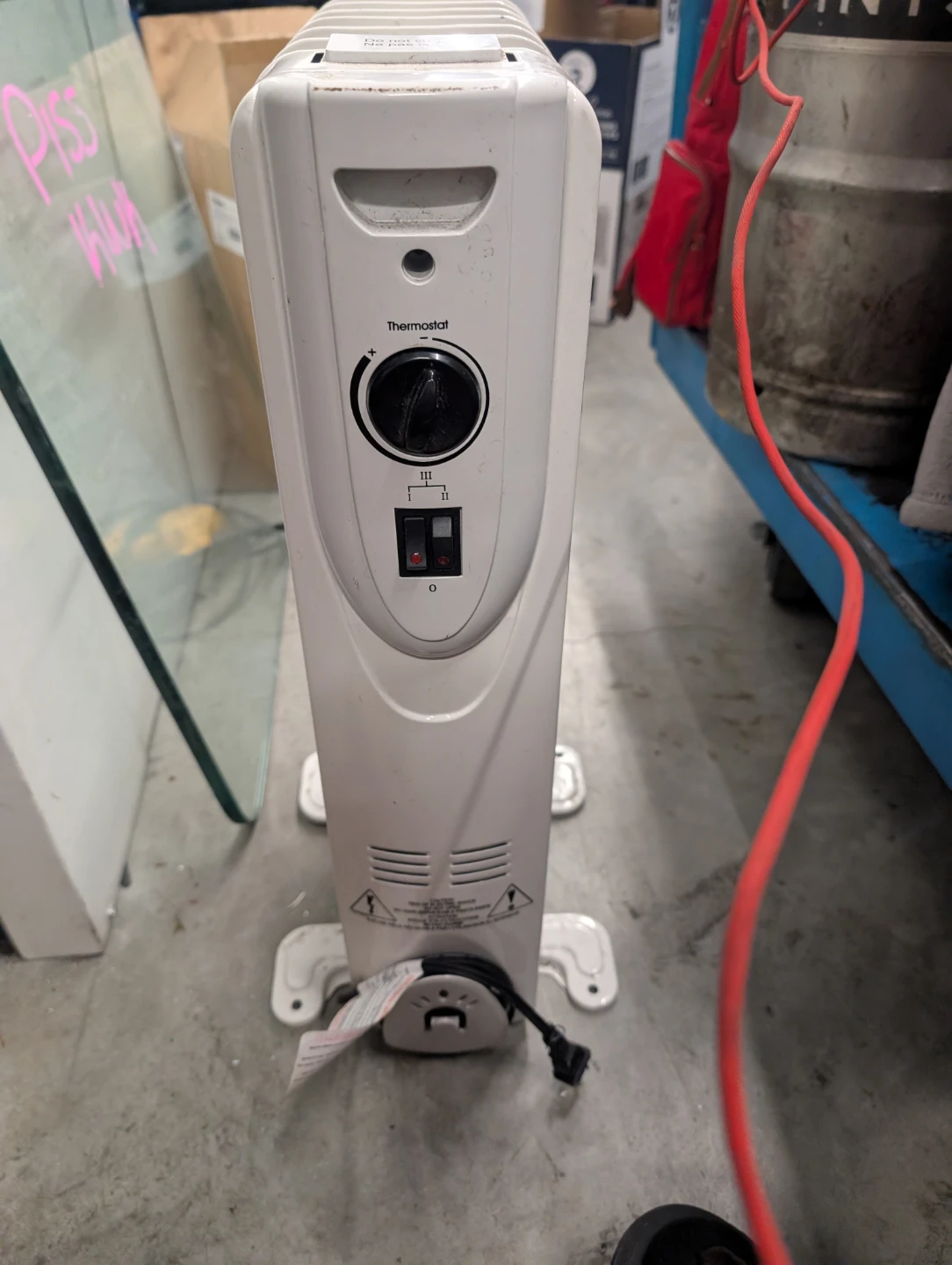 White Oil-Filled Radiator Heater - photo 3
