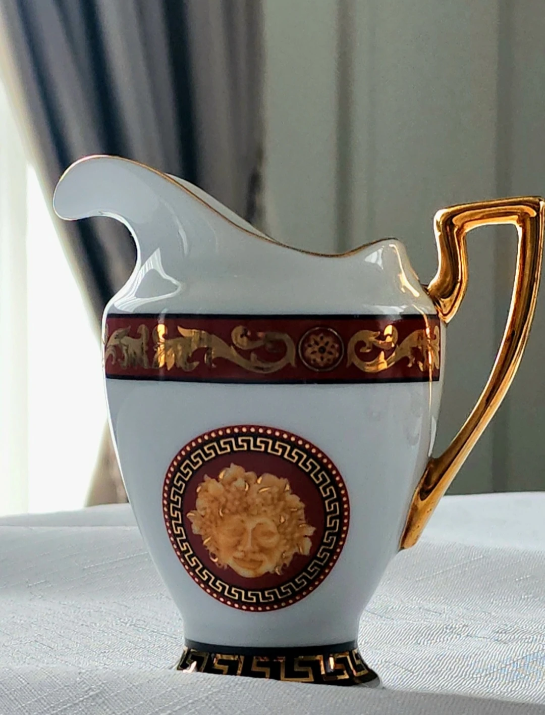 Adeline Fine Porcelain Tea Set with Creamer and Sugar Bowl - photo 2