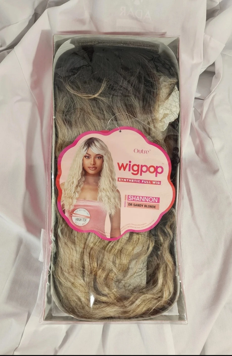 Outre Wig Pop Shannon Synthetic Full Wig Dr Sandy Blonde
